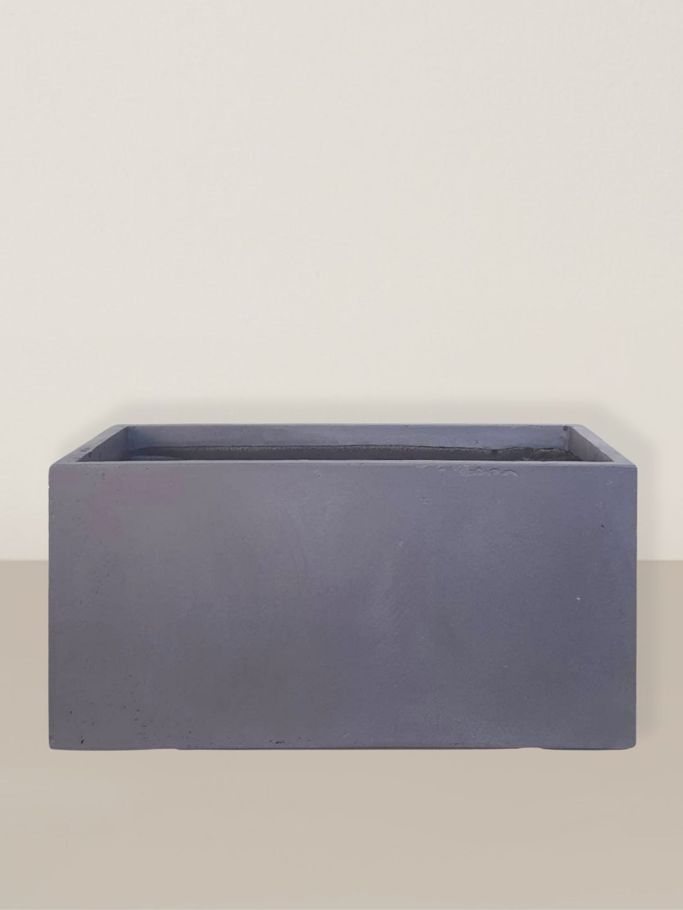 Rectangular Grey Pot