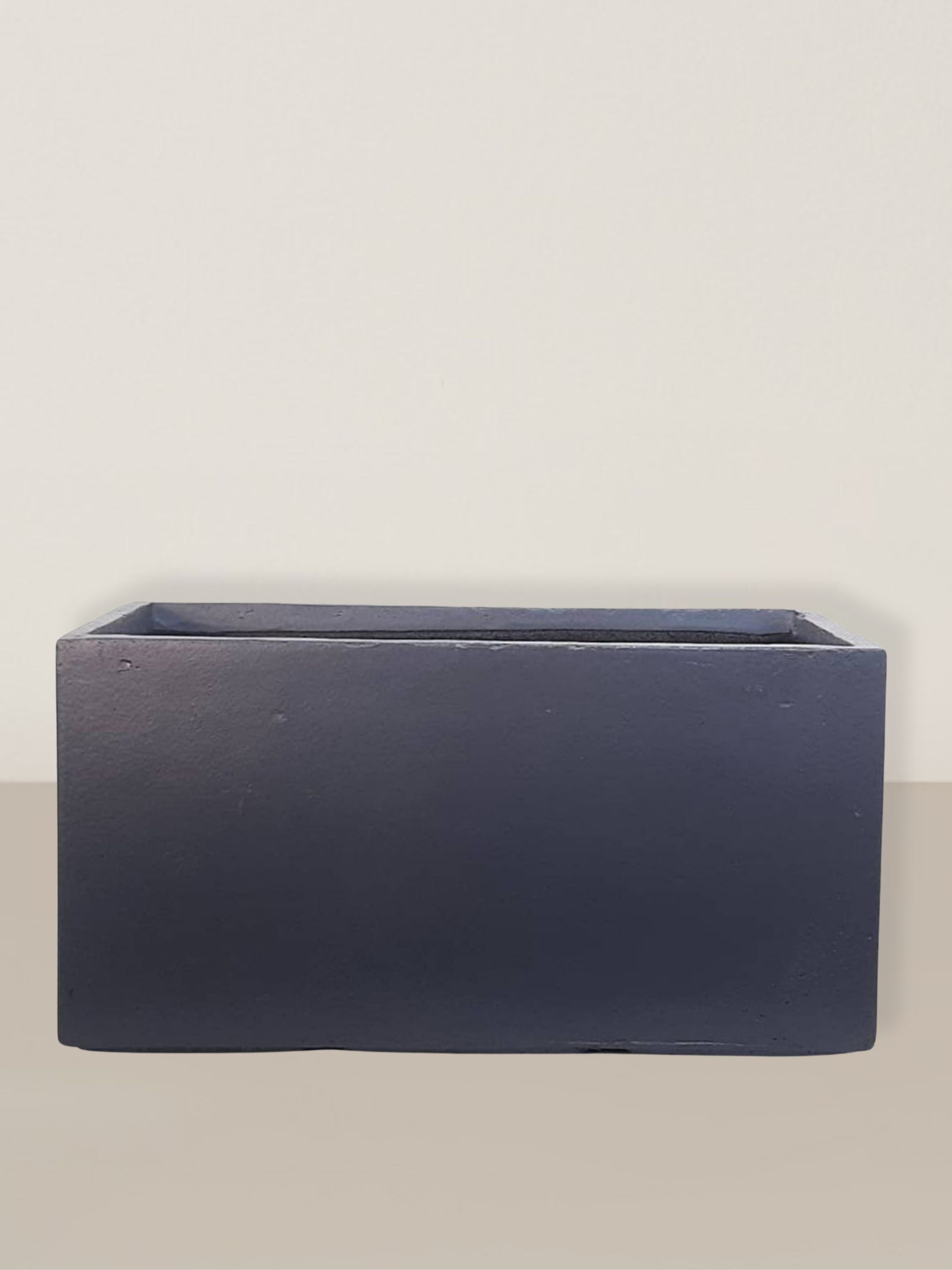 Rectangular Black Pot