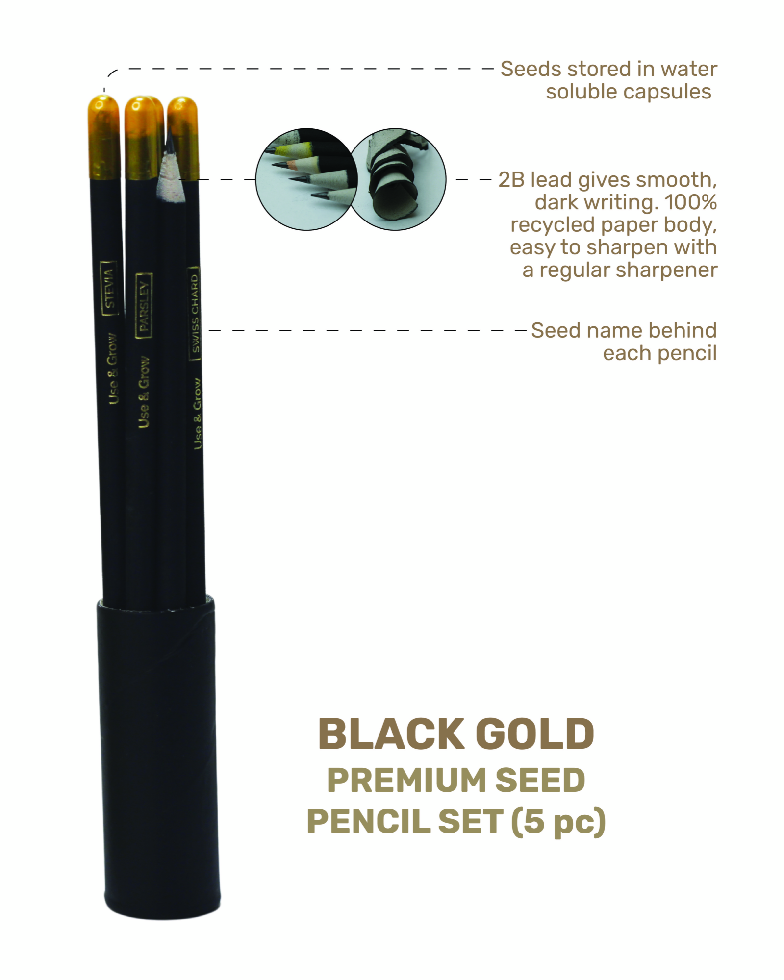 Premium Seed Pencils Pack