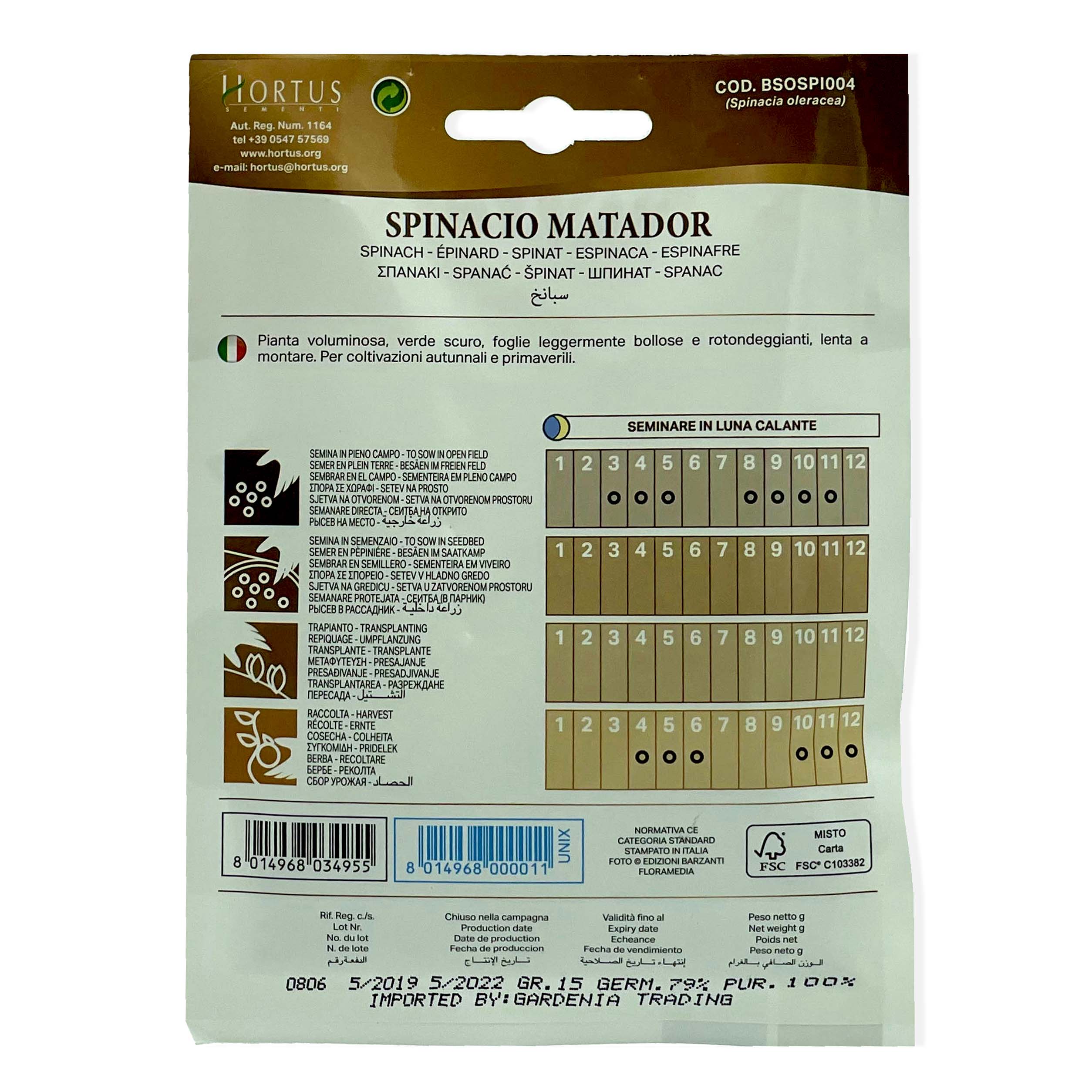 Matador Spinach | Seeds