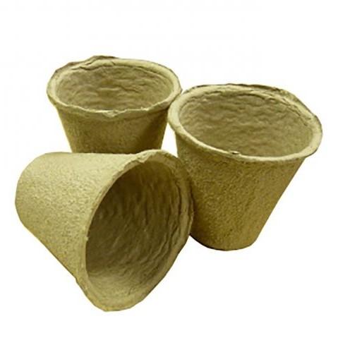Biodegradable Fibre Pots | 6cm - 20 pieces